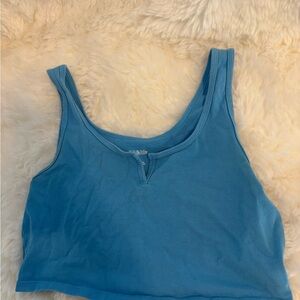 Target Blue Crop Top